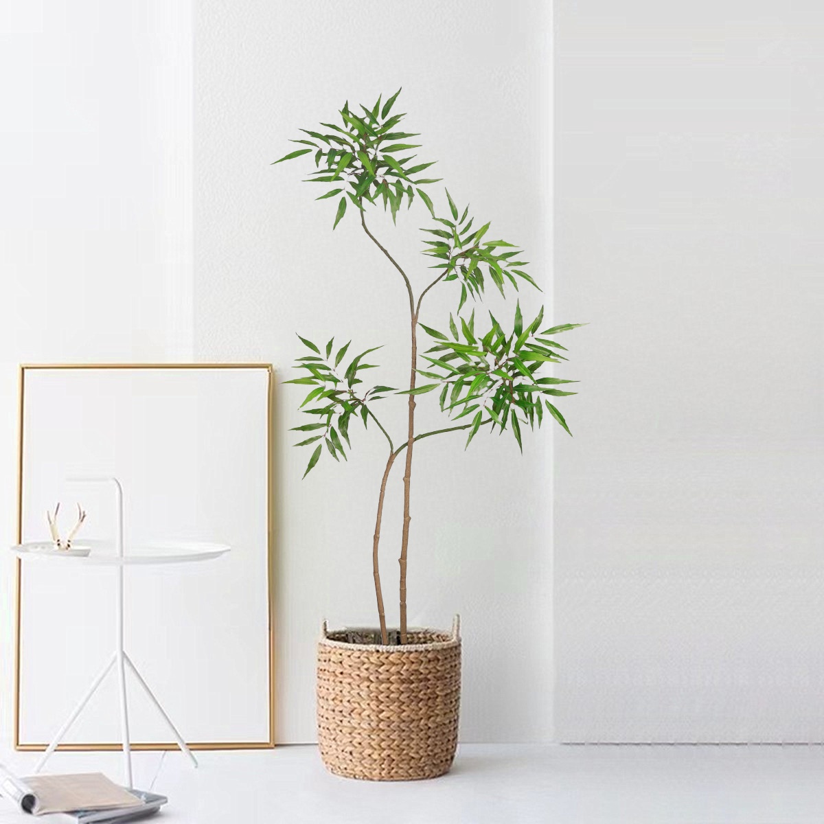 Ficus Lyrata Tree - 130-160CM yapay Banyan ağacı sahte bitkiler